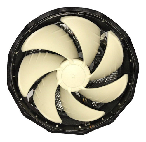 Fan Cooler Ventilador Cpu Procesador Gaming Led Rojo 3 Pin