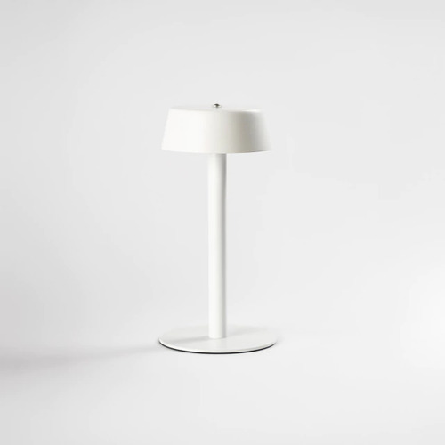 Lampara Velador Led Jersey Inalámbrico Usb-c Alto Rancho Estructura Blanco