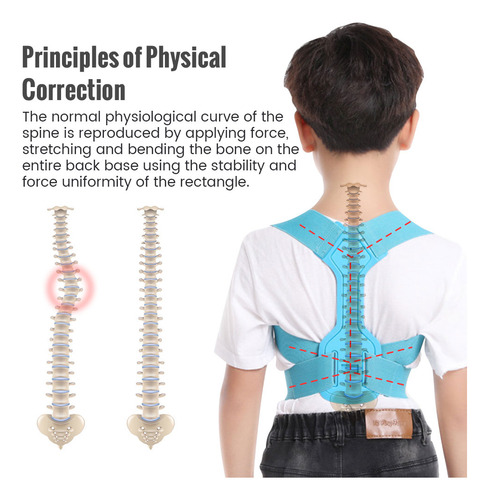 Corrector De Postura Ajustable Para Niños, Soporte De Espald