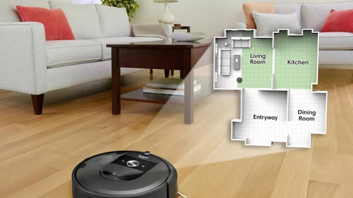 Aspiradora robot iRobot Roomba I7+ negra 220V