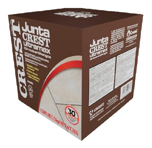Juntacrest Ultramax 5kg Barro - Crest (4 Piezas)
