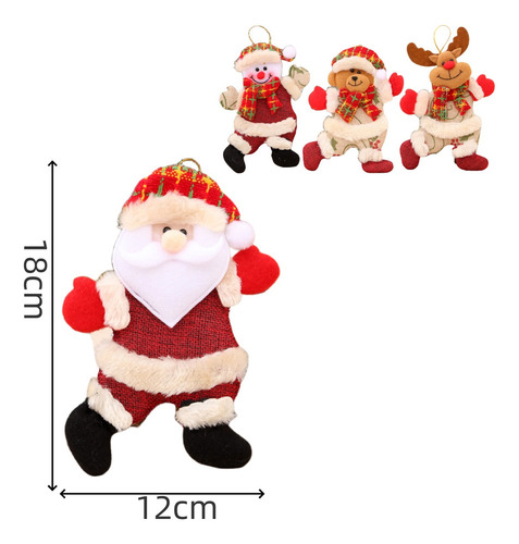 Colgantes De Muñecos De Peluche Sd, Decoración Navideña, 8