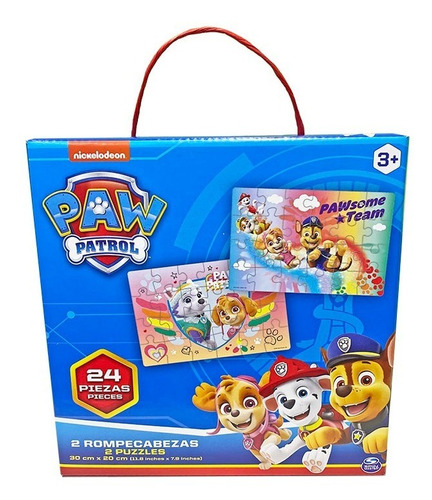 Paw Patrol - Rompecabezas -  2 Puzzles De 24 Piezas E.full