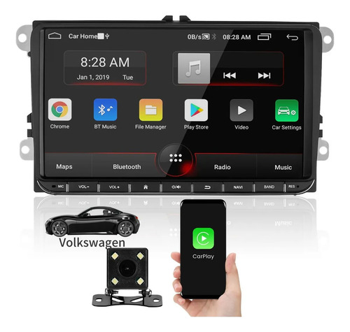 Pantalla Para Auto 9 In 2+32gb Con Camara Para Android