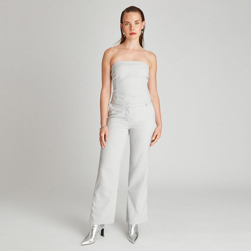 Corset Lorenzo Di Pontti Sin Mangas Gris Mujer