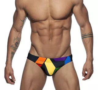 Traje De Baño Hombre Relleno Bulto Corto Briefs Bikini Sexy