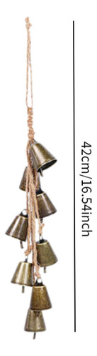 3 Campanas Colgantes Navideñas Con Forma De Cono De Bronce