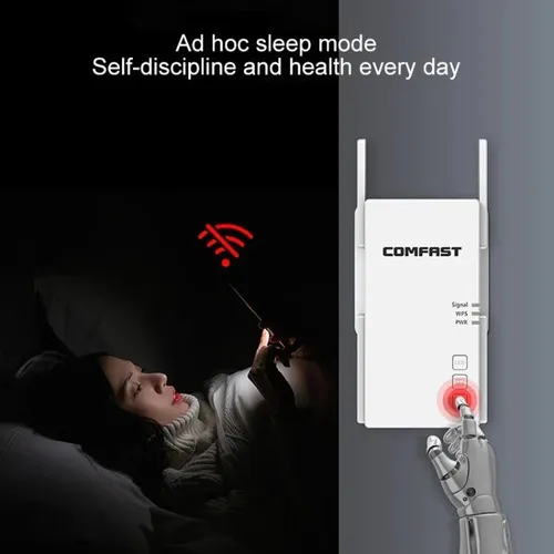 Repetidor Inalámbrico 2.4/5 Ghz Router Extensor Wifi Ac2100