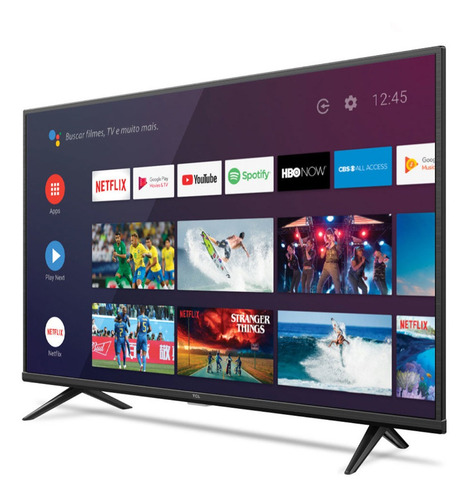 Imagem 2 de 4 de Smart Tv Android Led 50 4k Ultra Hd Tcl 50p615 3 Hdmi Wi-fi