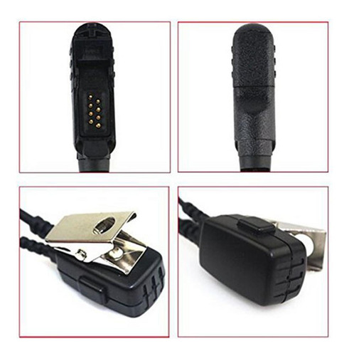 Fone De Ouvido Walkie Talkie, Com Fone De Ouvido Ptt Mic