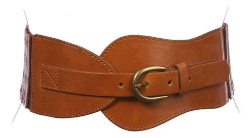 Cinturón Elástico A La Moda Con 3 Cintura Ancha Para Mujer,