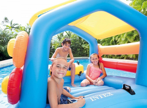 Imagen 5 de 5 de Tobogan Isla Inflable Flotante Intex #58294