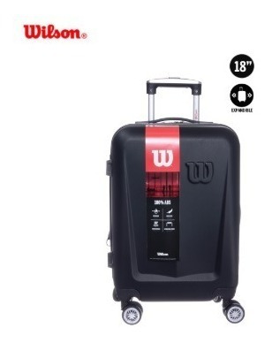 Valija Chica Wilson Carry On 18 Negra Lisa - Avion S+w