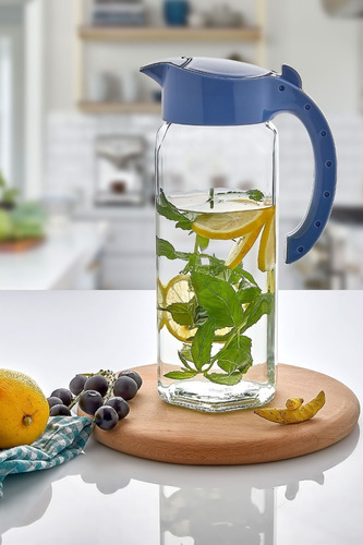 Imagen 3 de 4 de Jarra De Vidrio 1.5 Litros Para Agua Y Jugos Titiz ®