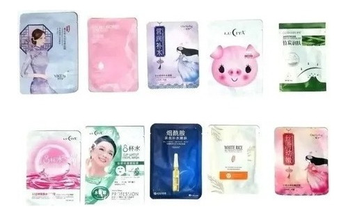 Lote 30 Mascarillas Coreanas Faciales Colageno Skin Care