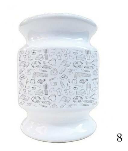 Mate Ceramica + Bombilla Notas Musicales Llama Cactus Regalo