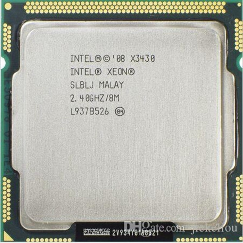 Intel Xeon X3430 8 M Cache Quad Core 2.40 Ghz 95 W Lga1156