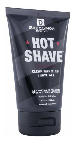 Duke Cannon Supply Co. - Hot Shave Clear Warming Shave Gel,