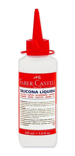 Silicona Líquida Para Goma Eva X12 - 100ml - Faber Castell