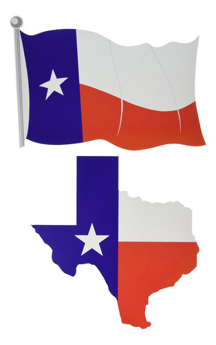 Texas Cut Outs 2 Piezas Decoraciones Occidentales Suministro