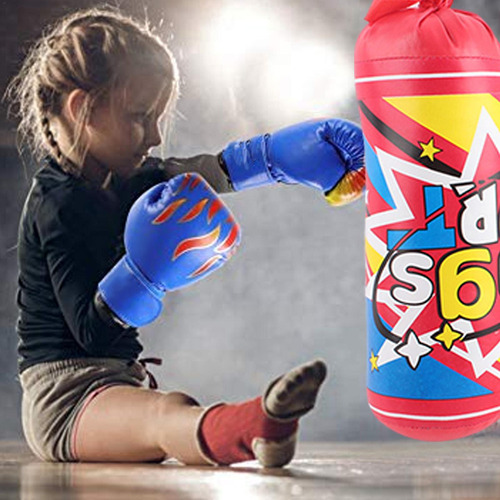 Saco De De Fitness Para Niños Juego De Saco De Boxeo Para Ni
