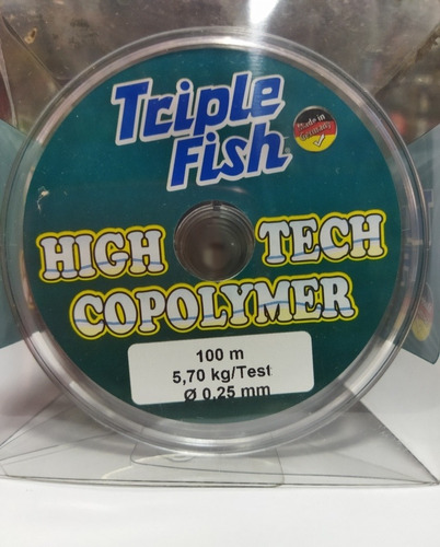 Nylon Triplefish High Tech Copolymer 0.25mm/5.7kg 1000metros