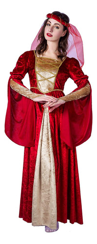 Vestido De Princesa Pgond Medieval De Halloween Renacentista
