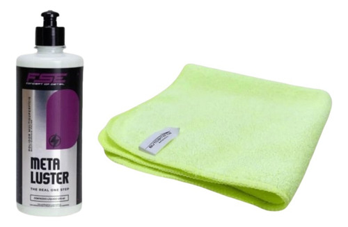 Kit Meta Luster Composto Polidor Multiuso 473ml Fse +flanela