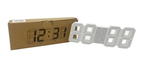 Reloj Despertador Digital Con Segmentos Led 3d Oferta