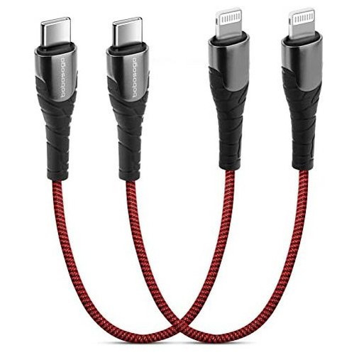 Usb C A Cable De Relámpago Corto, [apple Mfi 91v92