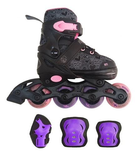 Rollers Extensibles 3 En 1 Patin Onyx + Protecciones Regalo