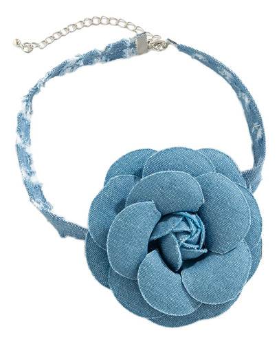 Gargantilla De Flores Grandes Para Mujer, Collar De Flores