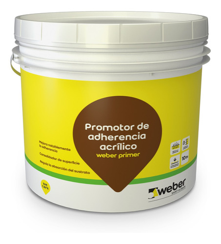 Weber Primer Promotor Adherencia Acrílico X 10l