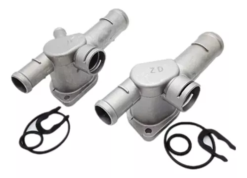 Kit 6 Flange Conexão Alumínio Arrefecimento Vw Golf 2.0 Apk