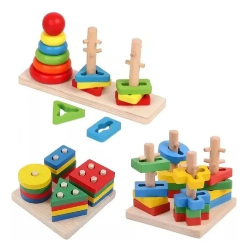 Juguetes de madera motricidad fina sales