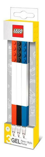 Lego Lapiceras De Gel Pack X 3 Colores Para Encastrar 