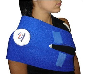 Imagem 2 de 3 de Bolsa De Gelo 2 L Com Cinta Neoprene Ombro Joelho Endurance