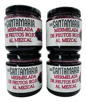 Comprar Pack 4 Mermeladas Artesanales Frutos Rojos Al Mezcal 210 G