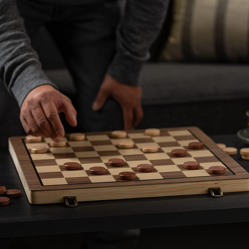 15 Juegos De Ajedrez De Madera - Juego De Mesa De Ajedrez Y