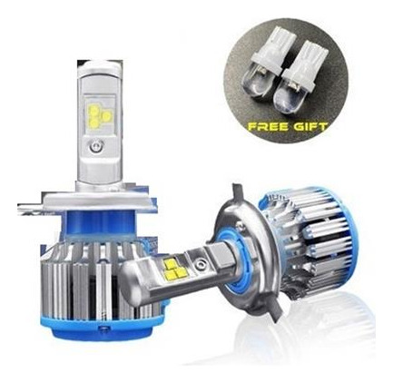 T1 Turbo 80w 8000lm Led Faro De Coche H4 Luz De Alta Luz Baj