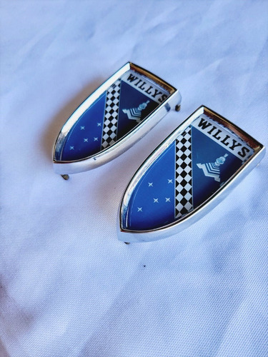 Emblema Brasão Coluna Traseiro Aero Willys 63 Á 69
