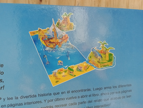 Libro El Barco Pirata Pop Up Para Armar Escenarios