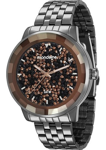 Relogio Mondaine Feminino Preto 99345lpmvpe3