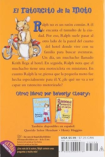 El Ratoncito De La Moto (the Mouse And The Motorcycle, Span, De Cleary, Beverly. Editorial Harper Collins Español, Tapa Blanda En Inglés, 2006