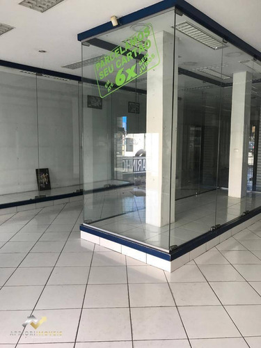 Salão Para Alugar, 400 M² Por R$ 12.000/mês - Vila Pires - Santo André/sp - Sl0171