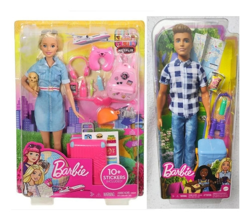 Barbie Y Ken Viajeros Paquete Armado Oferta