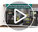 Organizador Deslizable 2 Niveles Multiuso Cocina Y Baño