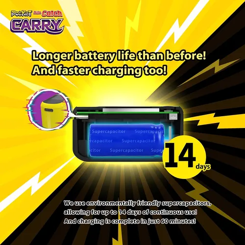 Cuenta Doble Pocket Auto Catch Carry Brook Pika Yellow