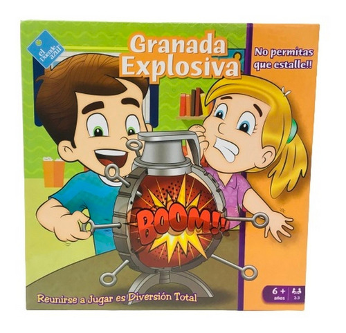 Juego De Mesa Granada Explosiva Boom Ar1 7325 Ellobo