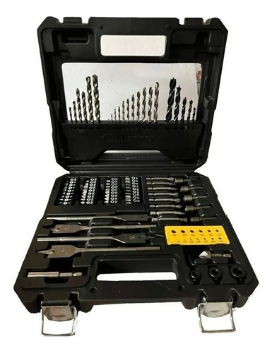 Juego Brocas Y Accesorios P/ Taladro 82 Pz Lusqtoff Jatl82-8